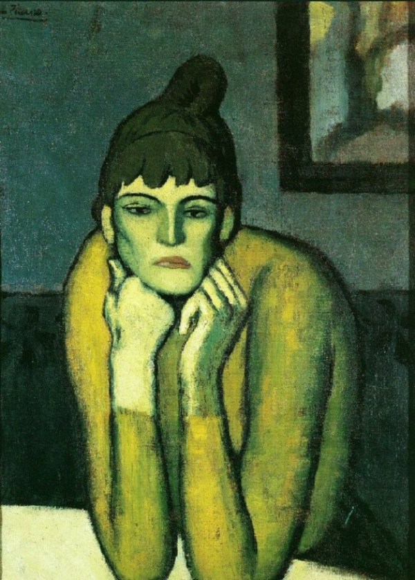 Pablo-Picasso-La-femme-au-chignon_1901